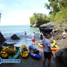 Bicivan Tour Kayak Mar Bahia Malaga Juanchaco Ladrilleros Pacifico Colombia