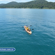 Bicivan Tour Kayak Buceo Mar isla gorgona Pacifico Colombia