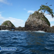 Bicivan Tour Kayak Buceo Mar isla gorgona Pacifico Colombia