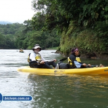 Bicivan Tour Kayak Rio Anchicaya Sabaletas Mar Valle del Cauca Pacifico Colombia