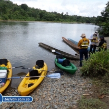 Bicivan Tour Kayak Rio Anchicaya Sabaletas Mar Valle del Cauca Pacifico Colombia