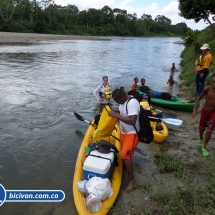 Bicivan Tour Kayak Rio Anchicaya Sabaletas Mar Valle del Cauca Pacifico Colombia