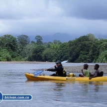 Bicivan Tour Kayak Rio Anchicaya Sabaletas Mar Valle del Cauca Pacifico Colombia