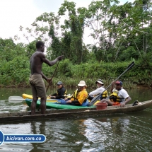 Bicivan Tour Kayak Rio Anchicaya Sabaletas Mar Valle del Cauca Pacifico Colombia